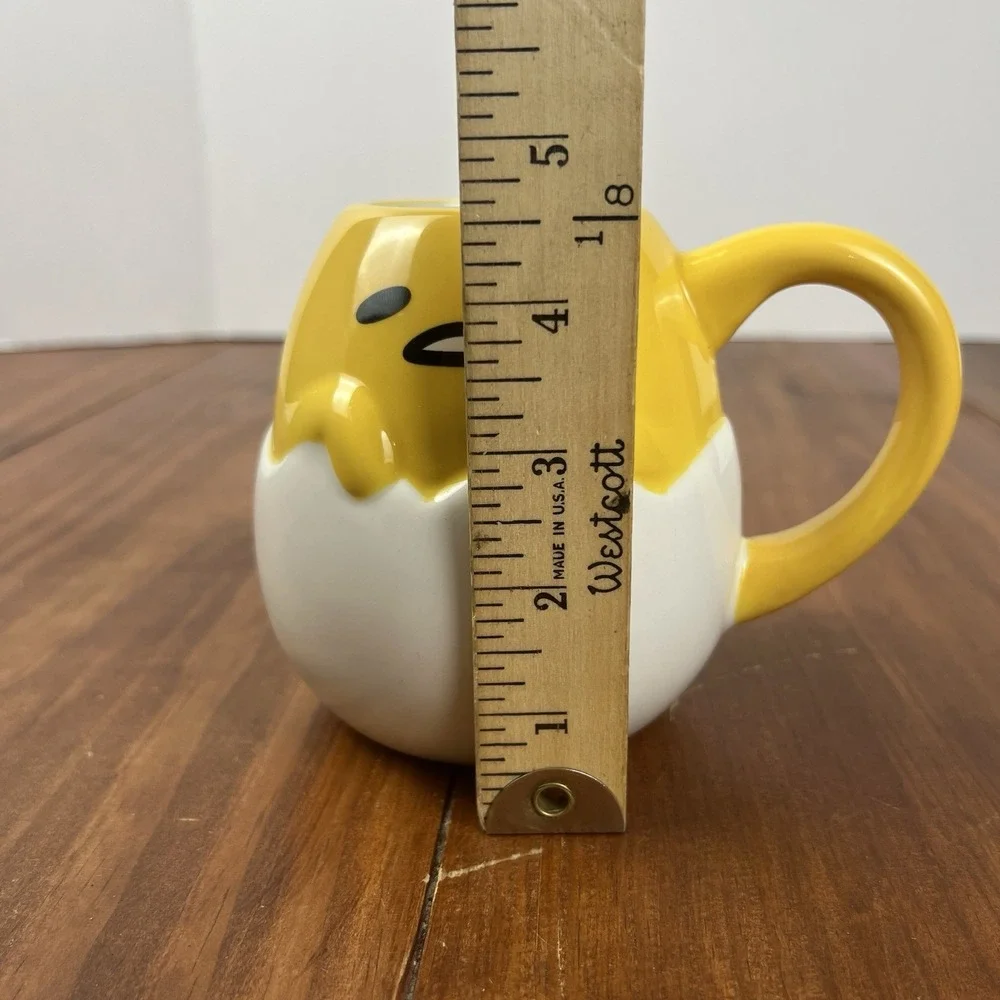 Sanrio Gudetama Lazy Egg Mug Cup 20oz Sculpted Silver Buffalo World Market